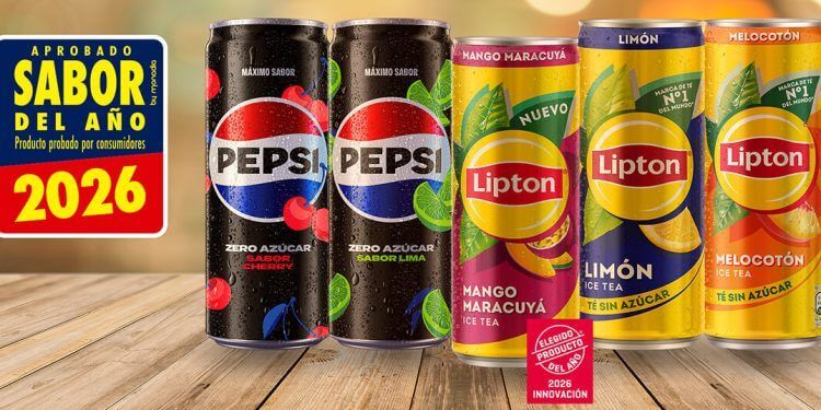 PepsiCo suma seis galardones de referencia por los sabores de Pepsi y Lipton Ice Tea