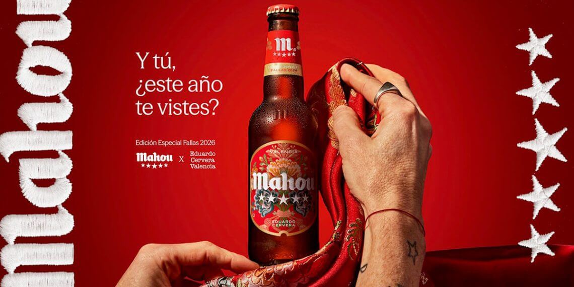 Mahou homenajea a las Fallas de Valencia con una edición especial