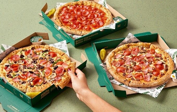 Papa Johns, marca de QSR con mayor crecimiento en España y Portugal en 2025, según los datos de Ameba Research