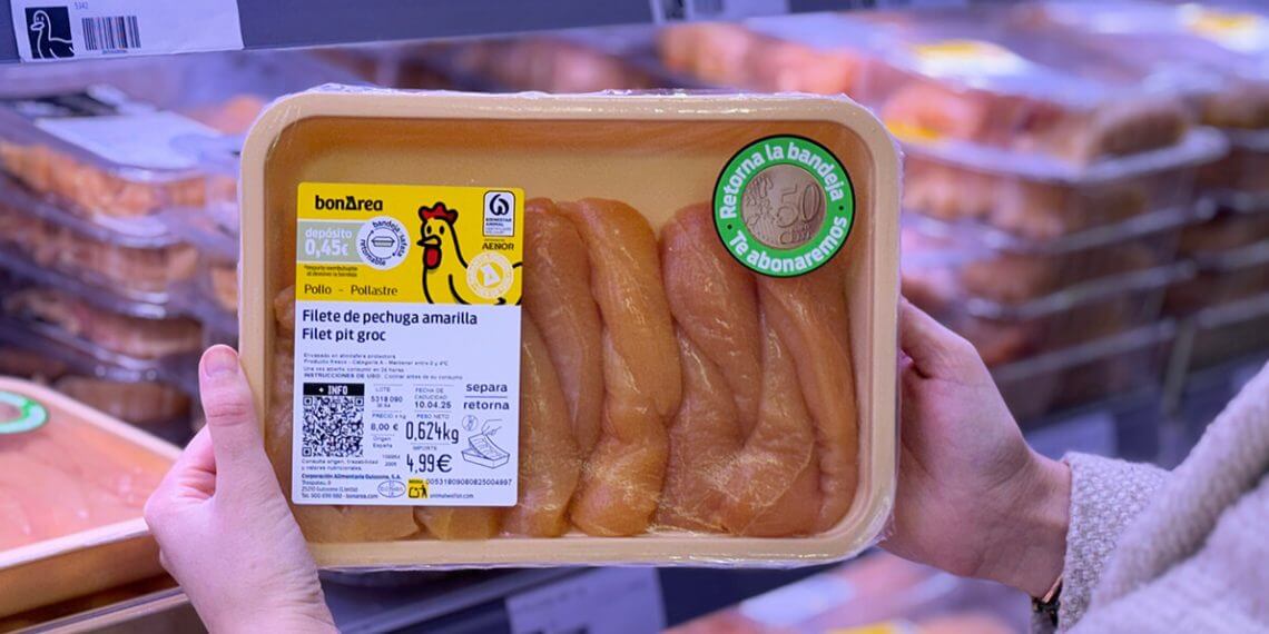 bonÀrea implantará en toda su red comercial de Cataluña su sistema circular de devolución de envases