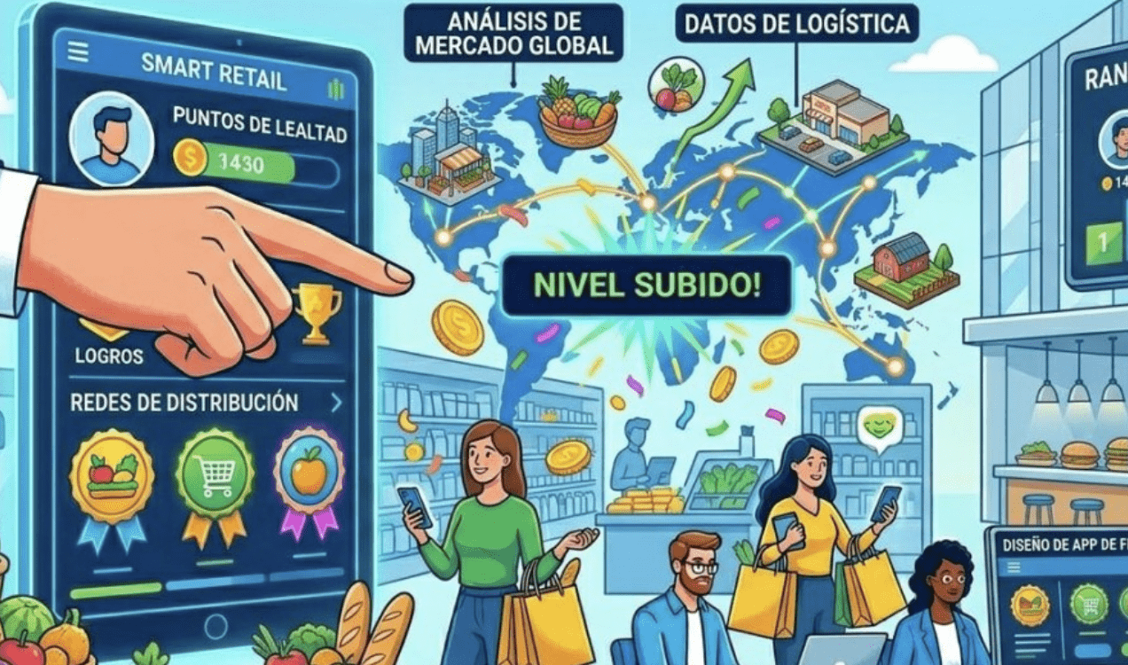 De compradores ocasionales a clientes leales: Cómo la gamificación está transformando el retail alimentario