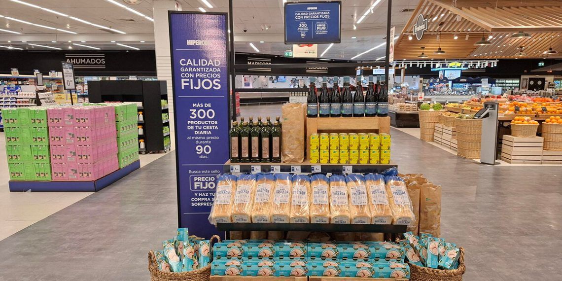 El Corte Inglés lanza una iniciativa que garantiza el precio fijo de más de 300 productos de la cesta básica