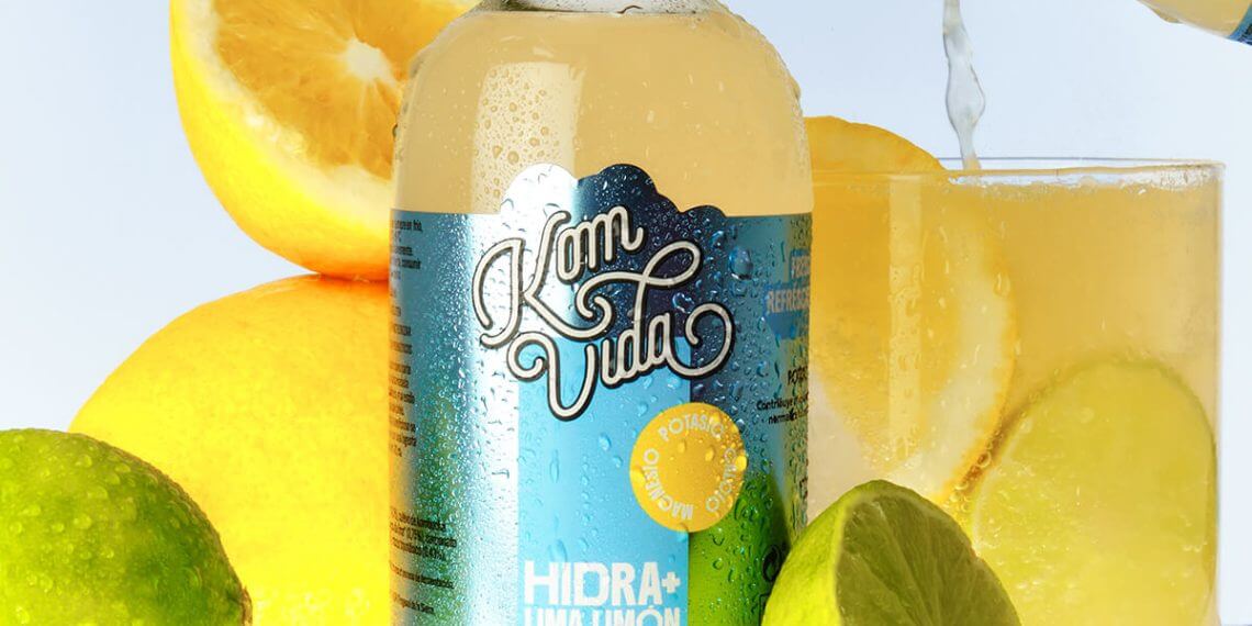 Komvida lanza la primera kombucha con electrolitos y sin azúcares añadidos