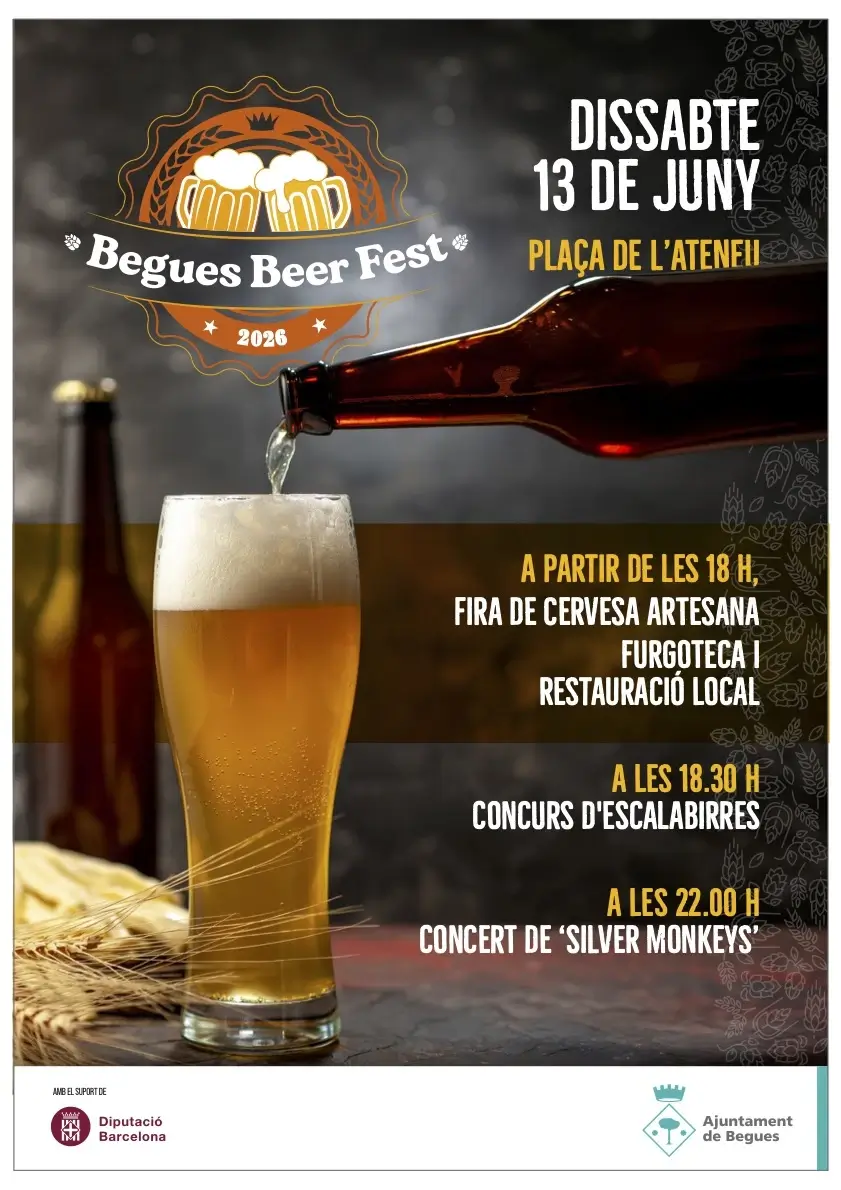La Begues Beer Fest reunirá a 12 cerveceras artesanas de toda Cataluña