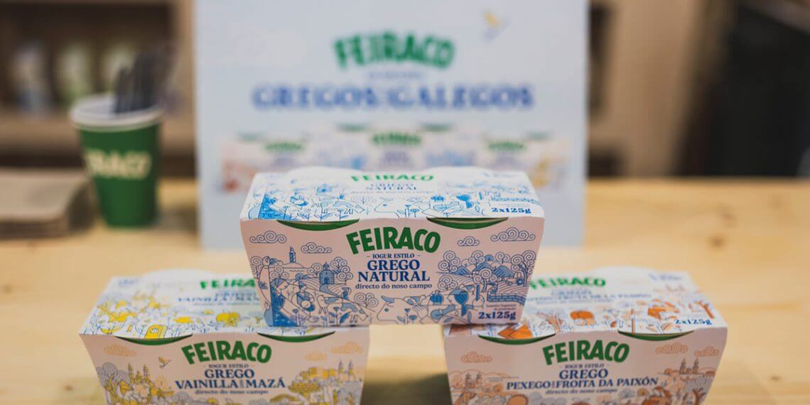 Feiraco presenta su nueva gama de yogures griegos