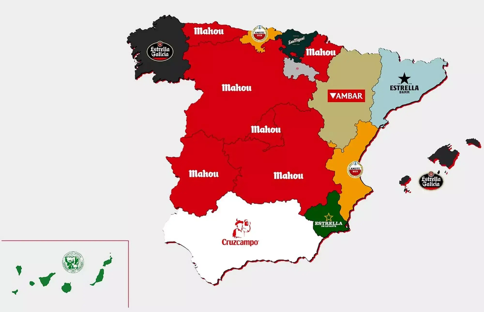 De Madrid al resto de España: Mahou sigue siendo la cerveza preferida de los españoles