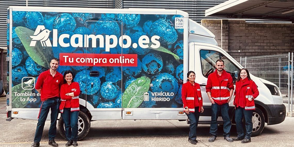 Alcampo reforzará su servicio online en Madrid con la incorporación de más de 80 repartidores