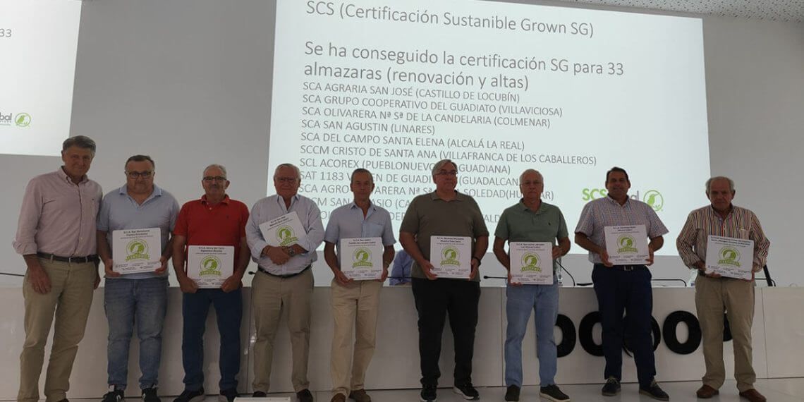 Dcoop ya cuenta con certificación en sostenibilidad en la producción de aceite de oliva en 33 cooperativas