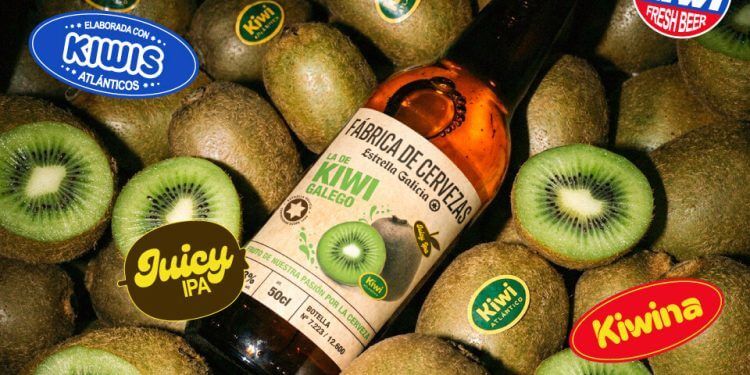 Fábrica de Cervezas de Estrella Galicia lanza «La de Kiwi»
