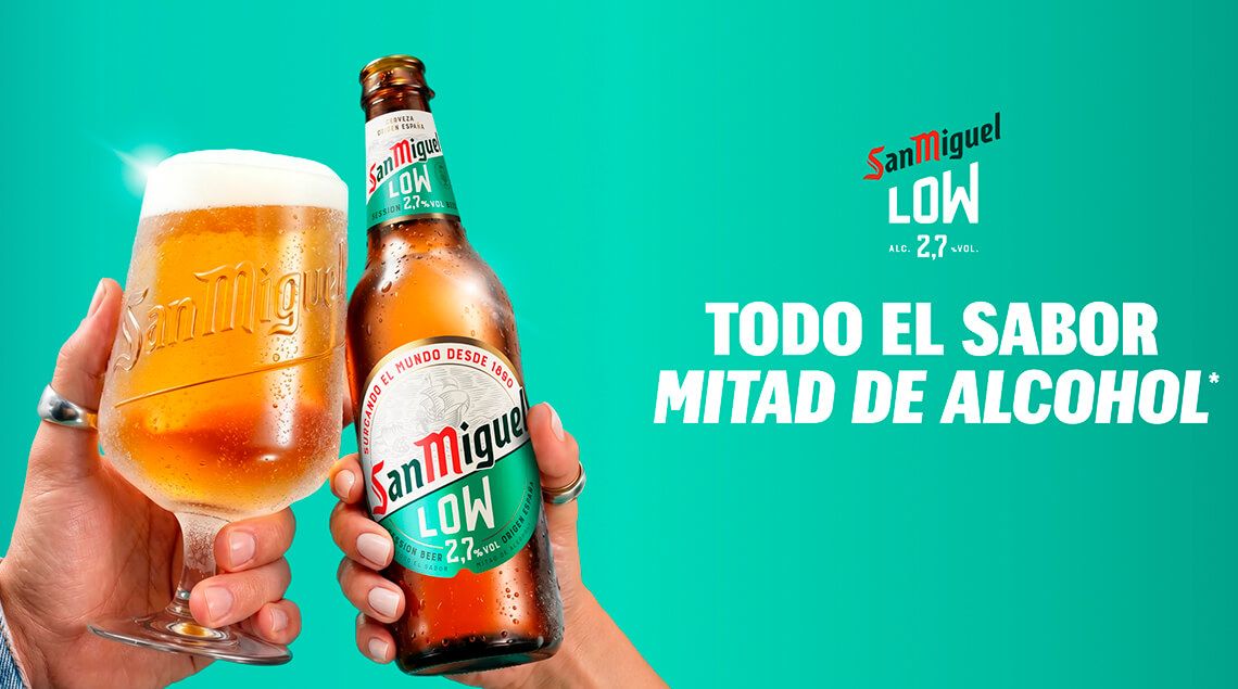 Nace San Miguel Low, con 2,7º de alcohol