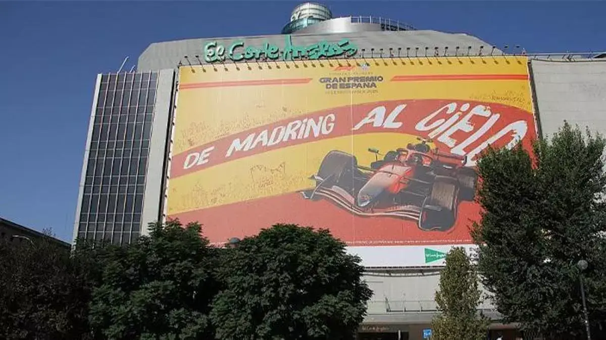 El Corte Inglés gestionará la tienda oficial de merchandising de MADRING en el GP de F1