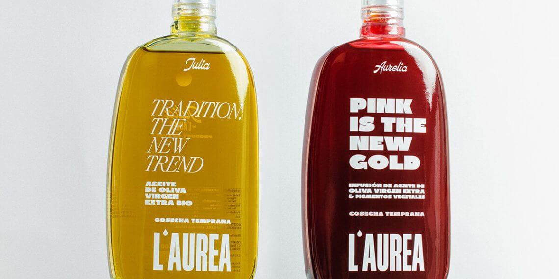 L’AUREA presenta Aurelia, un aceite de oliva virgen extra de color rosa