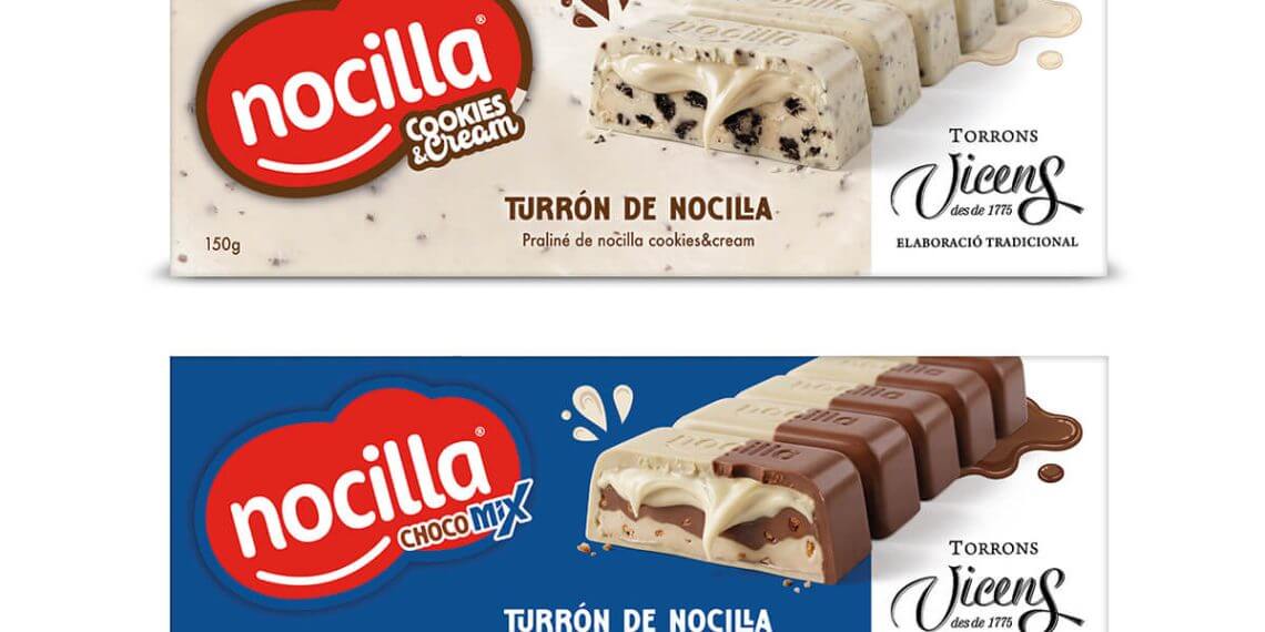 Torrons Vicens y Nocilla vuelven a unirse de cara a Navidad