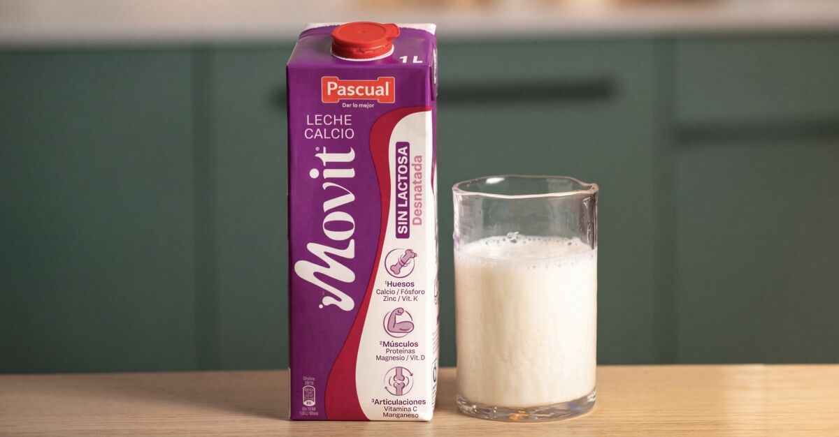 Pascual presenta una variedad sin lactosa de Movit, su leche enriquecida